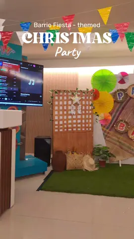 Barrio Fiesta- themed Christmas Party #barriofiesta #christmasparty #paskongpinoy  #fypage #fyppppppppppppppppppppppp 