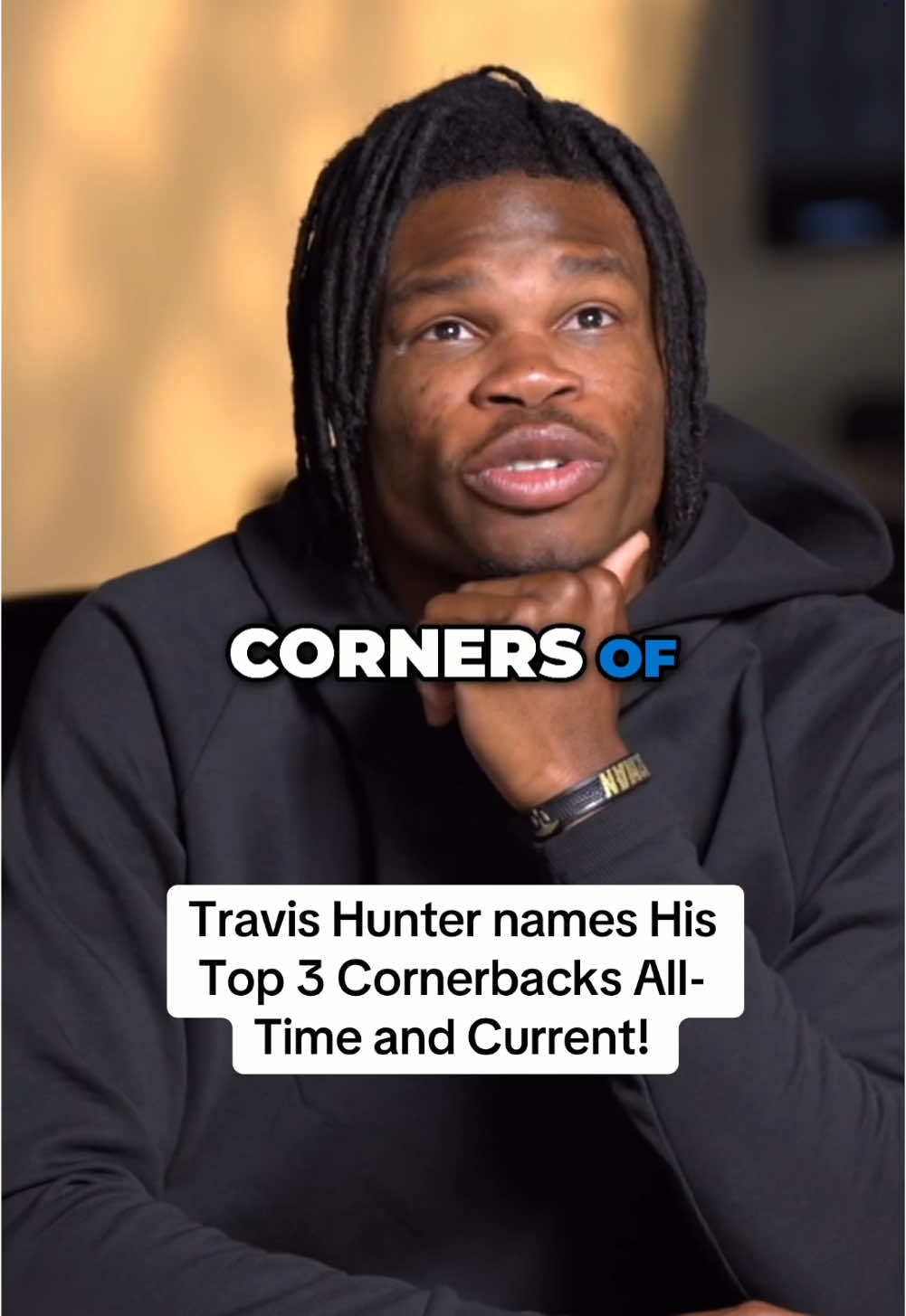 Travis Hunter names His Top 3 Cornerbacks All-Time and Current! #nfl #nflfootball #cornerback #cb #football #travishunter #sports #podcast 