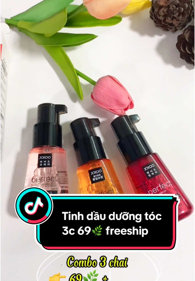 Tinh dầu dưỡng tóc mùi thơm nhẹ nhàng 3c nam nữ đều sd ok #serumduongtoc #tinhdauduongtoc #duongtocjckoo #jckoo #tocmemmuot #mypham #lamdep #linhlinhshop0901 