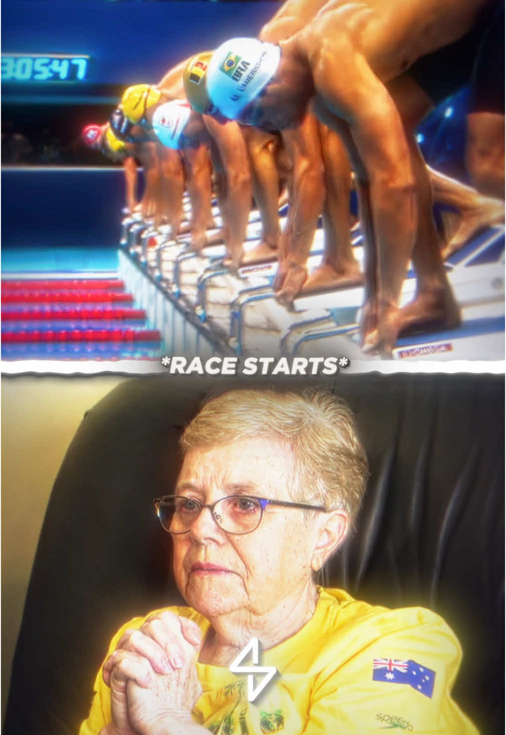 Grandparents React To Their Grandson Winning Gold…🥹🥇 #olympic #swimming #grandparents #inspiration #wholesome 