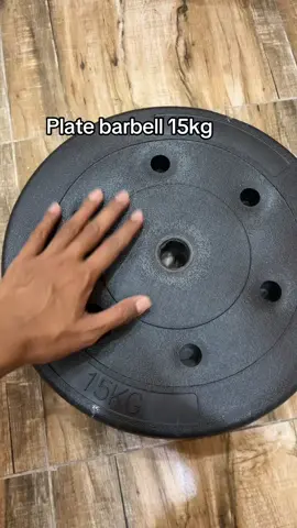 Plate untuk tambah beban workout 💪🏻 #platebarbel #homeworkout 