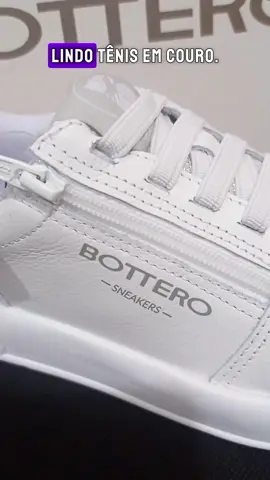 Tênis Bottero #calcadosfemininos #tenis #tenisfeminino #tenisbranco #bottero #teniscouro 