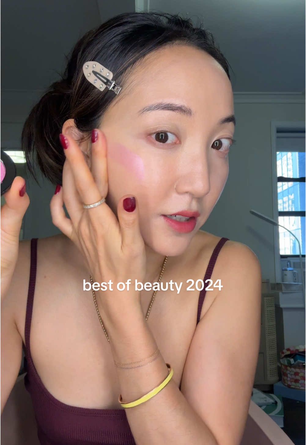 my favorite beauty products of 2024!! my annual round ups for these mean i havent used any of these before 2024. my FULL list is in my link in bio 💫 What i am using here: Chanel healthy glow primer @Westman-Atelier concealer Focallure concealer palette @Diorbeauty foundation stick @AMUSE dew wear @victoriabeckhambeauty_ contour stylus @Armani beauty eye tint shimmer @Saie dew bronze @westmanatelier peony higlighter @rhode skin pocket piggy Chanel translucent powder and illuminating powder #bestofbeauty #bestmakeup #bestofbeauty2024 #2024favorites #naturalmakeup #makeupfavorites #naturalfoundation 