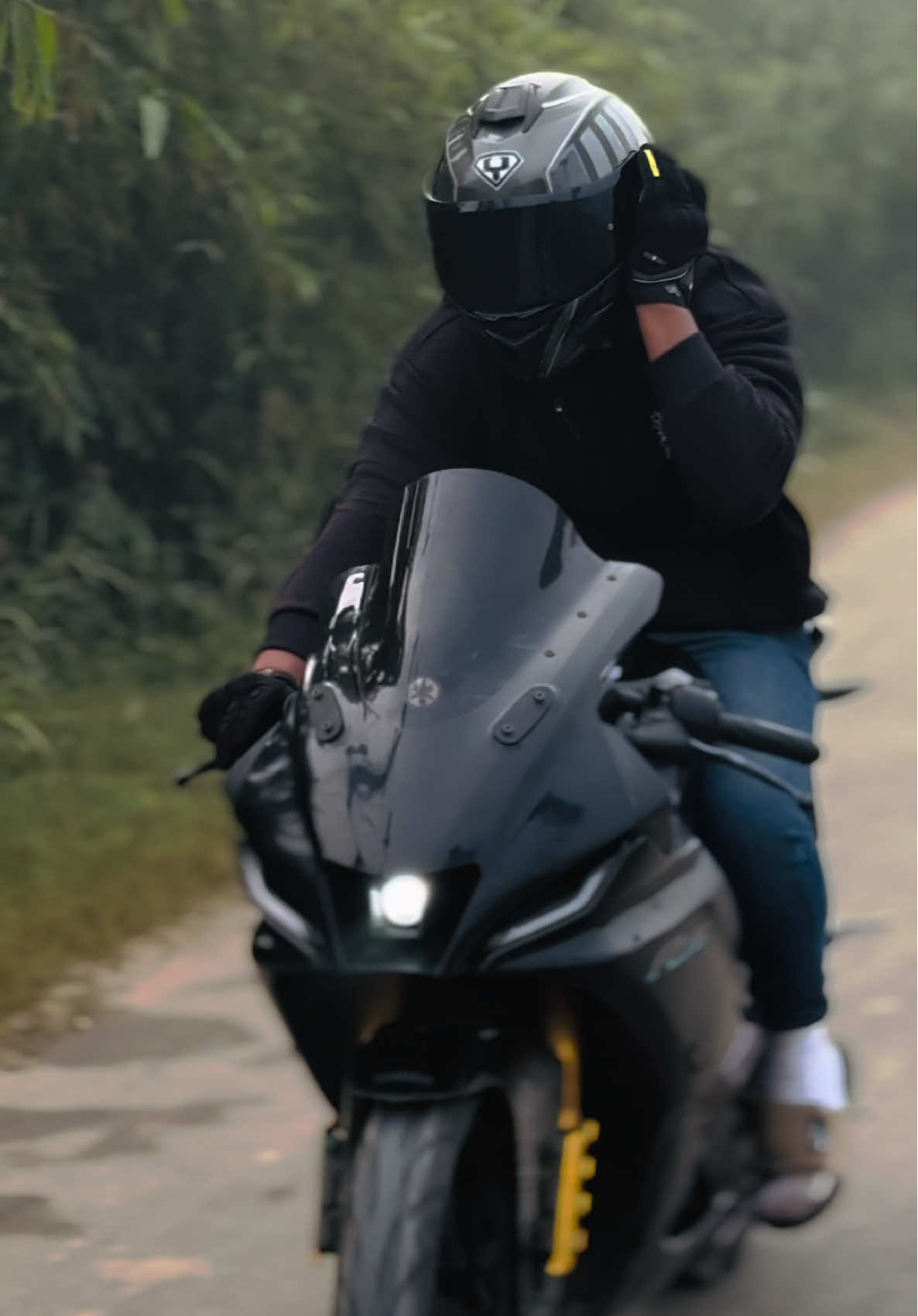 Morning Ride❄️ #foryou #viral #trending #sound #foryoupage #pppppppppppppppp #winter 