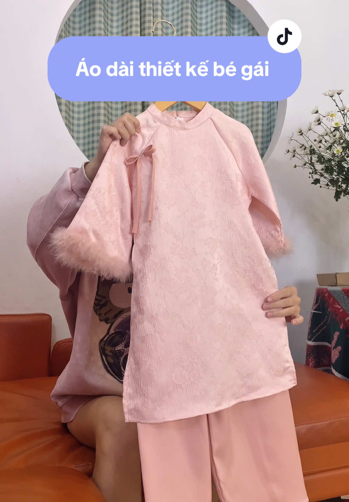 Áo dài thiết kế cho bé siêu xinh mẹ ơi, mẹ nhất định phải sắm cho bé yêu diện tết nha #aodaithietke #aodaichobe #aodaibegai #aodaitet2025 