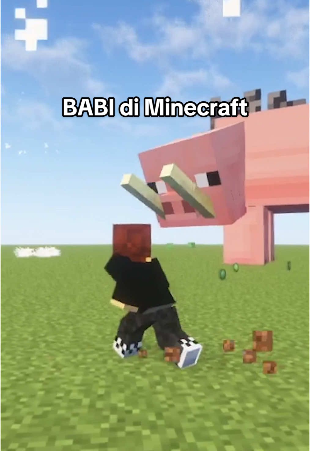 Perbedaan babi dan BABI di Minecraft #Minecraft #minecraftmemes #minecraftpe #minecraftindonesia #gaming #satisfying #fyp #foryoupage #minecraftbedrock 
