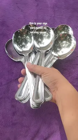 ito na ang sign para palitan mo na serving spoon nyo😍 #servingspoon #bigspoon #kitchen #spoon 