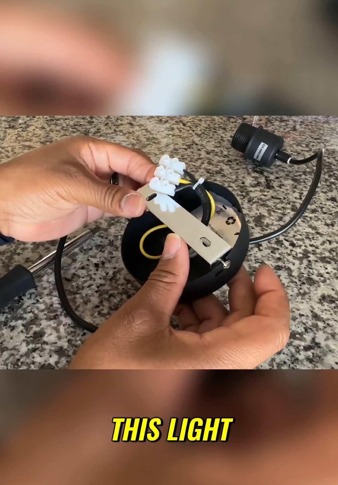 How to adjust the length of a pendant light before installation #HowTo #pendantlight #lighting 
