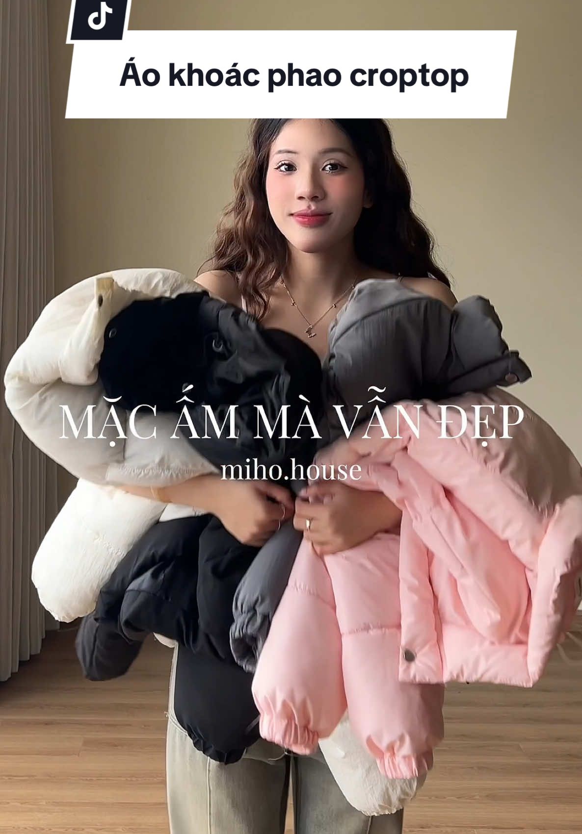 Thòi tiết 12 độ như này thiếu làm sao được áo phaooo #mihohouse #xuhuong #trending #xuhuongtiktok 