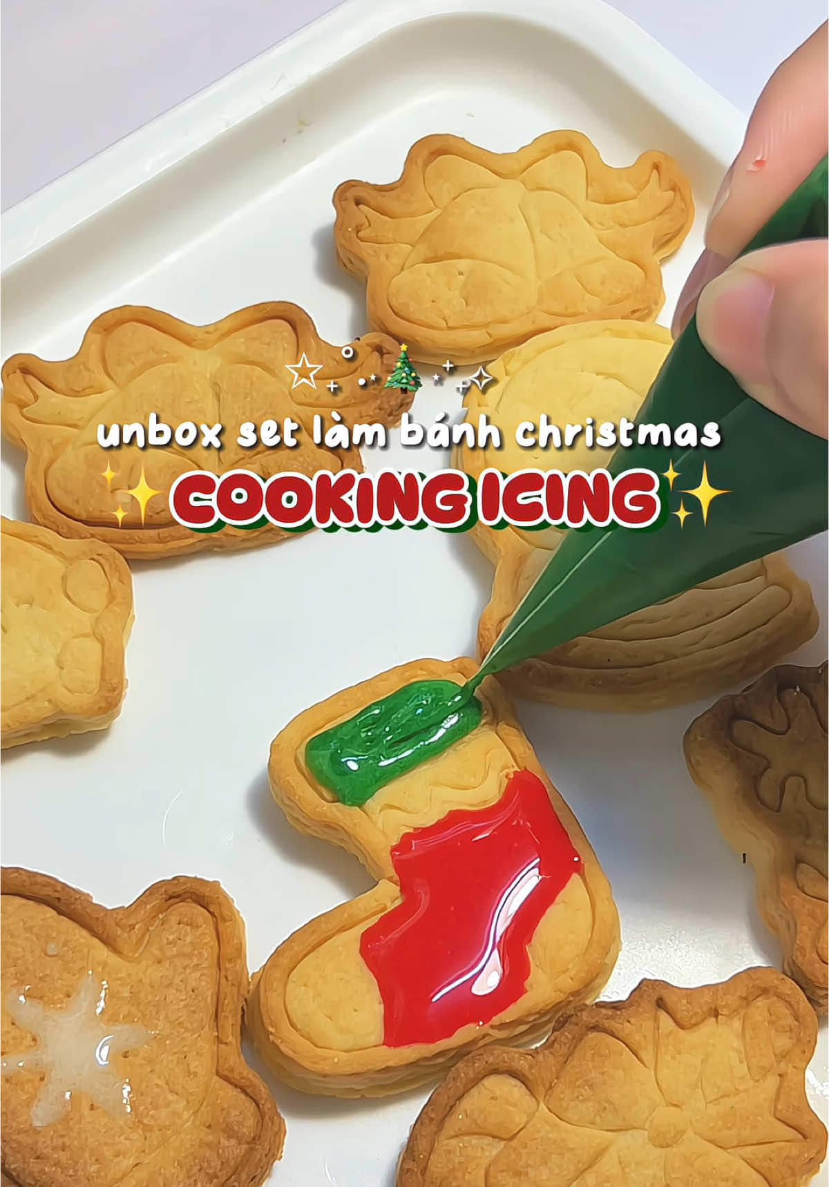 Giáng sinh này vào bếp làm christmas cooking icing mí bà ơiiiii #setbanhchristmascookingicing #setbanhtulam #setbanhcookingicing #banhgiangsinh #quatanggiangsinh #unbox #xuhuong #fyp #foryou #unboxwithTep 