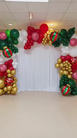 #christmas #christmasbackdrop #decoration #balloons #ideas #2024 #globos #foryourpage #fypage #backdrop #merrychristmas #school #party 