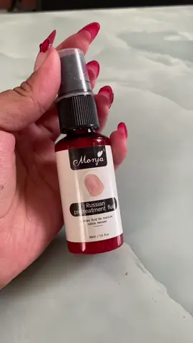 Russian fluid from monja for nail prep