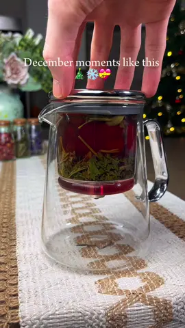 The perfect tea month🥰❄️☕️