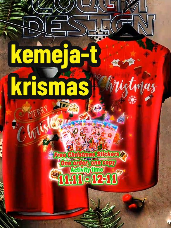 Kemeja-T Krismas, Trend Panas 2025, Kemeja-T Edisi Terhad NFL Krismas, Untuk Lelaki, Sublimasi, Tahun Baru Merry Krismas, Pakaian Hari Keluarga, Pelekat Percuma asas #bajulelaki#krismas #lenganpendek #fashion #unisex #trend #bajukeluarga 
