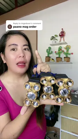 Replying to @ringedosor madali lang po, pindutin niyo lang po yang yellow basket para maka order po kayo..🥰 #flashlight #waterproof #fyp #mommynelie 