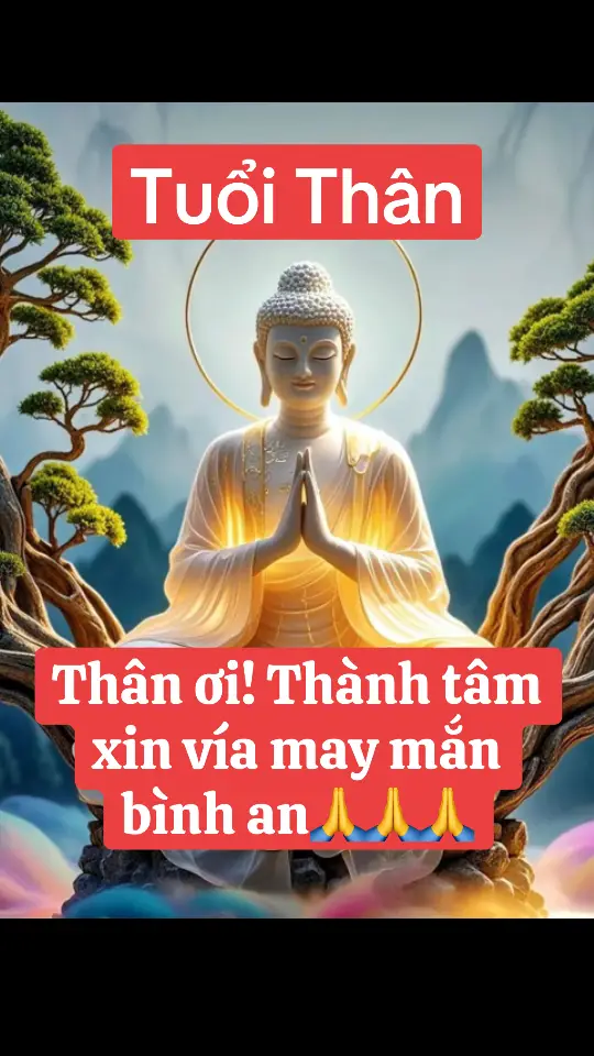 Thân ơi! Thành tâm xin vía may mắn bình an🙏🙏🙏#xh #tuoithan 