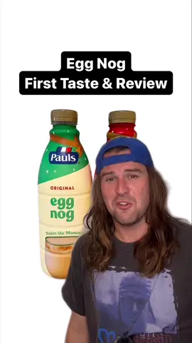 Egg Nog Original & Bundy First Taste & Review #russeats #eggnog #bundabergrum #Christmas #review #aussie #australia #fyp #foryou 