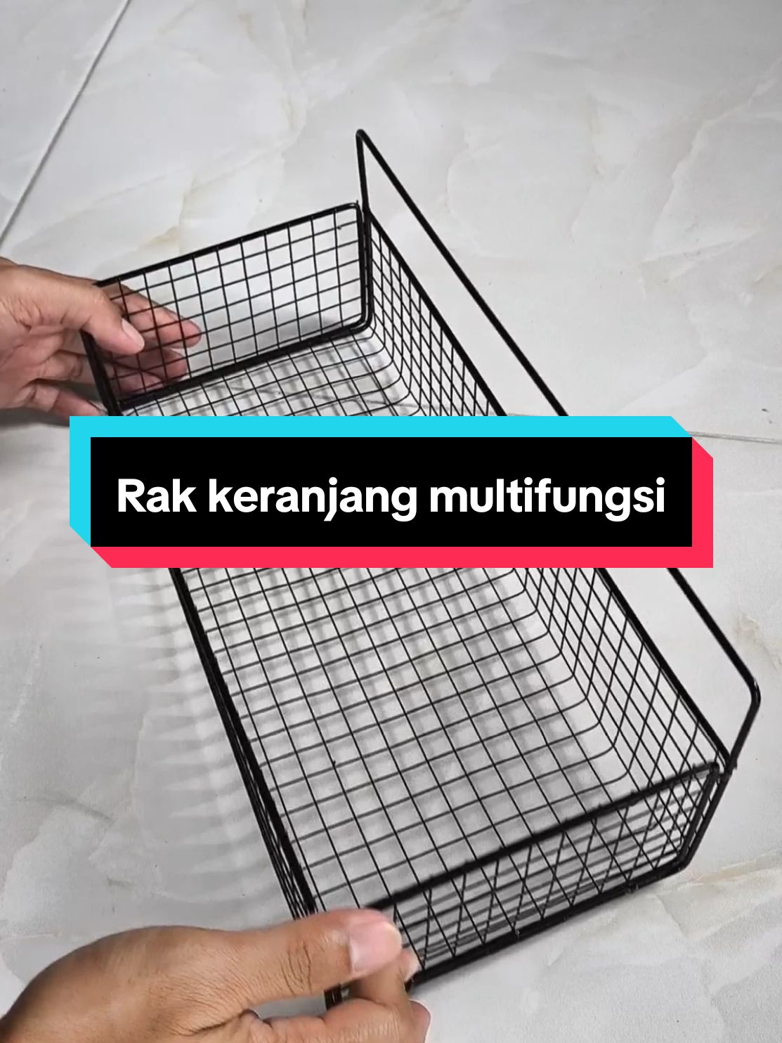 Rak keranjang multi fungsi #rakkeranjangmultifungsi #rakkeranjangbesi #keranjang #rak #rakdinding #fyp 