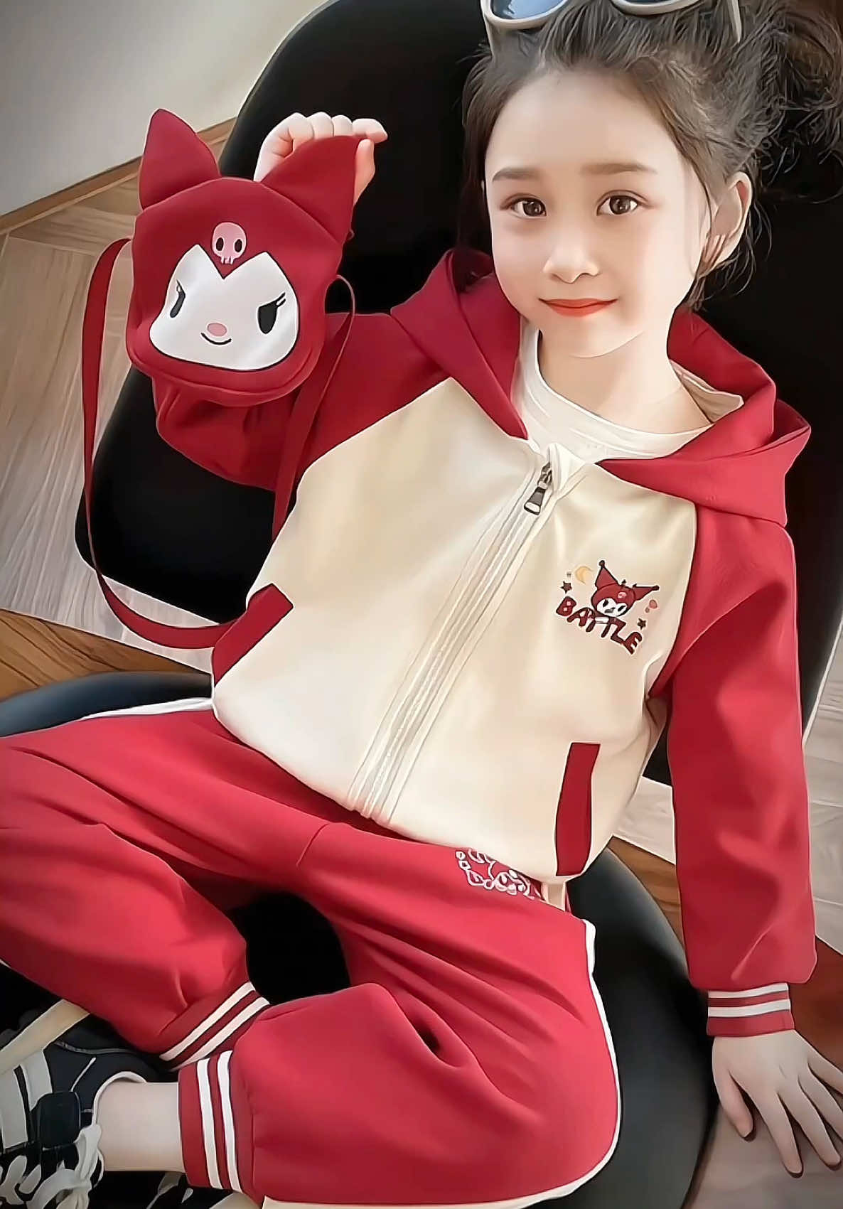 KUROMI và phụ kiện thời trang trẻ em từ 10-32 kg.Set bộ nỉ bông mềm mịn dày dặn Tặng kèm túi đeo chéo, thu đông trẻ em, mẫu bộ KÚRUMI quần & áo khoác hoodie kéo khóa.DL fashion #bongshoplala #dothudongchobe #bodaitaychobe #setbobegai #quanaobegai#quanatreem #setnichobe #setnibongchobe #quanaotreem #thoitrangtreem #viral #xuhuong #trending 
