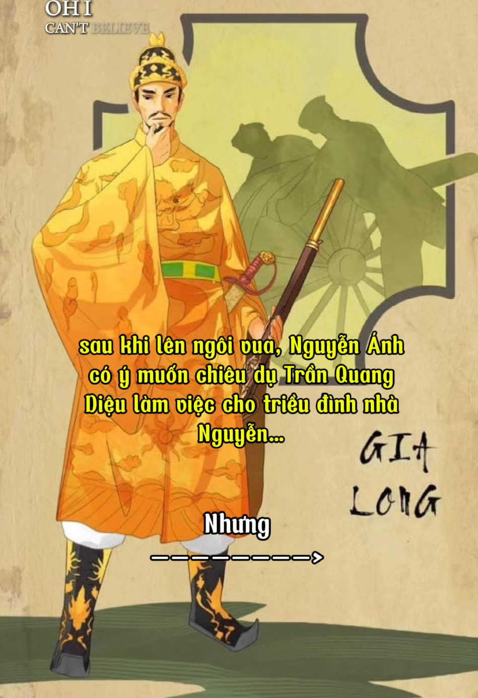 Trần Quang Diệu (1746 – 1802) là một trong Tây Sơn thất hổ tướng của nhà Tây Sơn trong lịch sử Việt Nam. Ông cùng với vợ là nữ tướng Bùi Thị Xuân đã cố sức chiến đấu để bảo vệ vương triều này nhưng không thành công, và cả hai đều bị vua Gia Long xử tội c.h.ế.t. #xuhuong #xuhuongtiktok #xh #gialong #tranquangdieu #nguyenanh #líchuvietnam #lichsu 