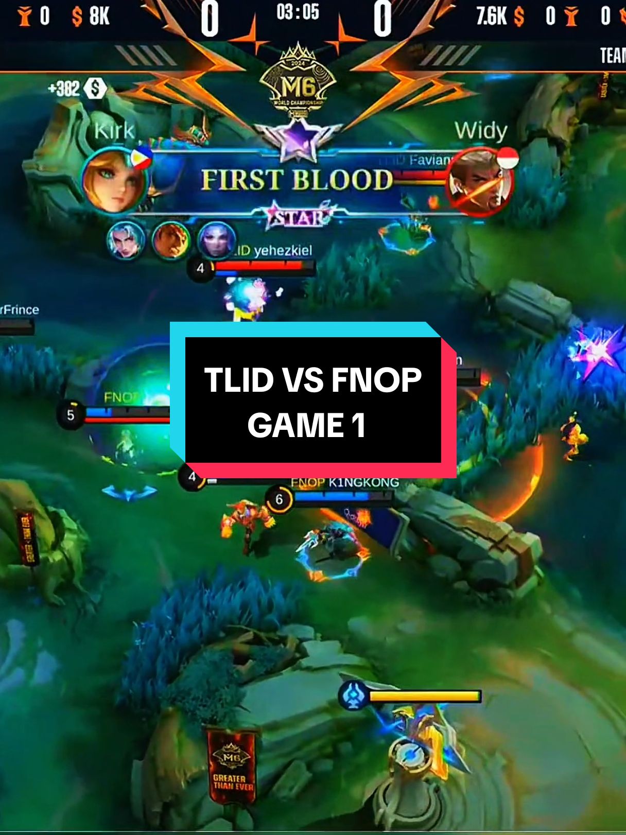 TLID VS FNOP GAME 1 | GRAND FINAL M6 #MLBBM6 #MLBBM6TorchRelay #GreaterThanEver 