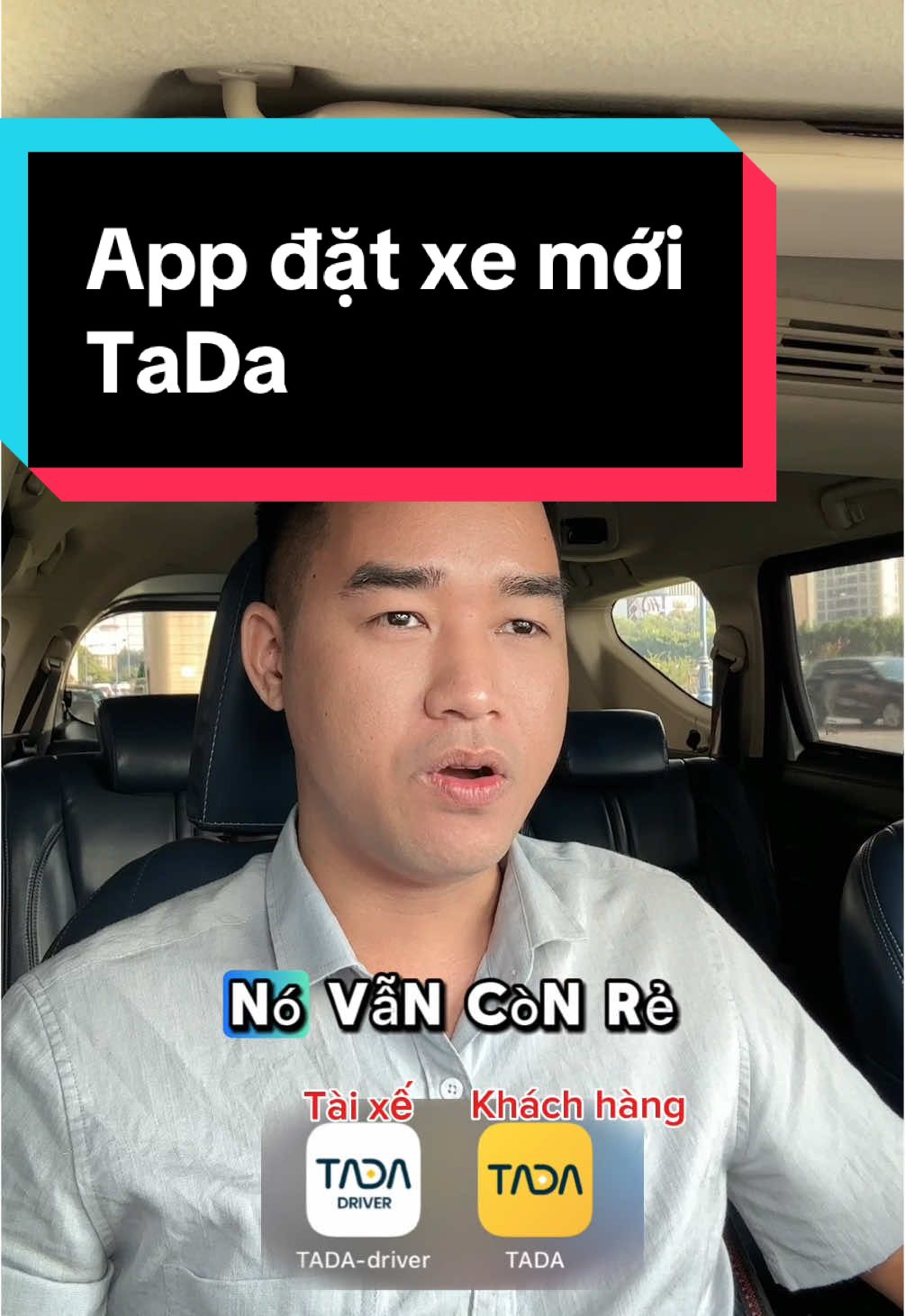 Ngoài grad và bee để đặt xe công nghệ ra thì em mới phát hiện ra thêm 1 app đặt xe cực kì hay. Đó là Tada #xedicvu #xuhuong 