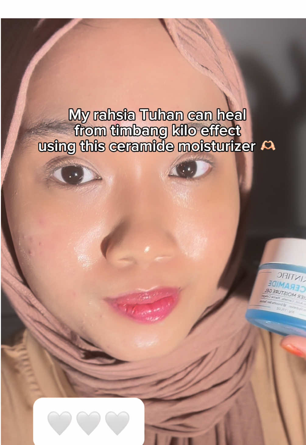 Tak expect boleh heal daripada produk timbang kilo 🥲 #fyp #5XceramideMoisturizer #skintificMoisturizer #moisturizerviral #ratingmoisturizer 