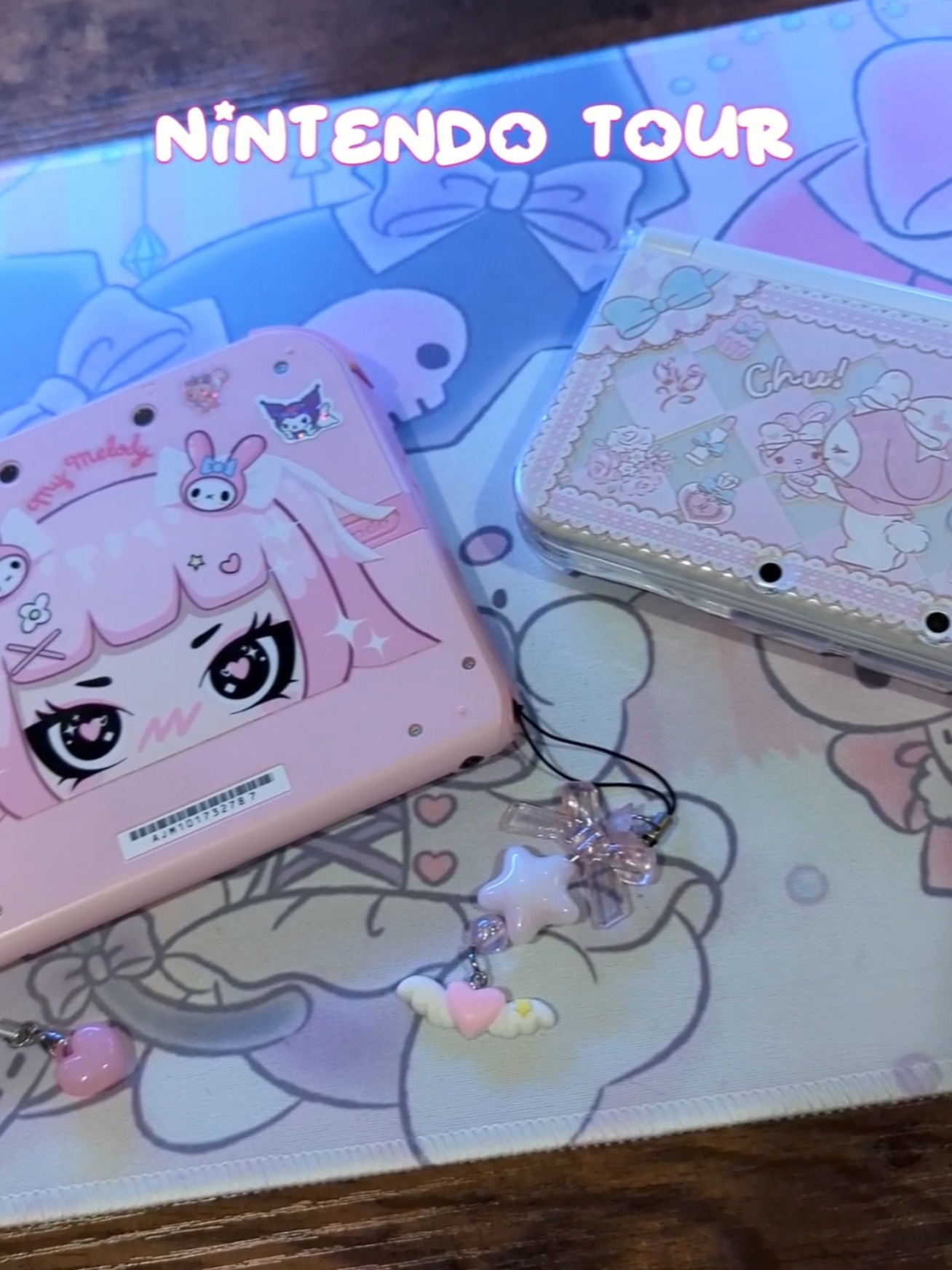 Nintendo 2ds and Nintendo 3ds tour !! <33 I'm back kinda? still unpacking at my new place! #sanrio #aesthetic #kawaiigirl #kawaiiaesthetic #cute #sanx #3ds #2ds #nintendo #nintendo3ds #nostalgia #kawaii #aesthetic #3dstour 