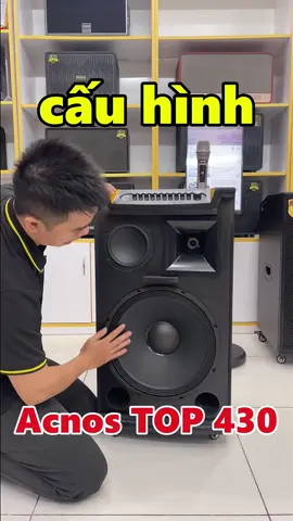 Cấu Hình Loa Acnos TOP 430 dòng loa 4 tấc công suất lớn. #acnos #top430