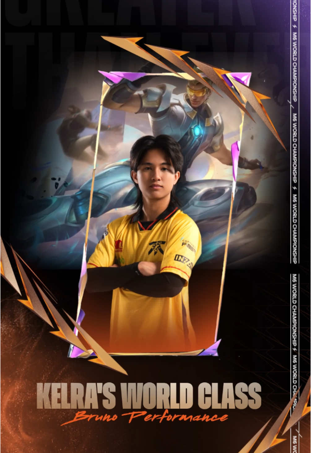 Kelra's World Class Bruno Performance ⚽ ⚡ #MLBBM6 #GreaterThanEver #MLBBEsports #MLBB #MobileLegendsBangBang #M6 #Kelra #Bruno #FnaticONICPH