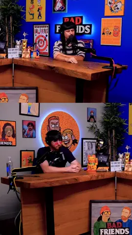 Bobby draws Oliver Tree's Portrait 🤣🤣 #badfriends#funnytiktok#podcasts#badfriendspod#fyp#badfriendspodcast