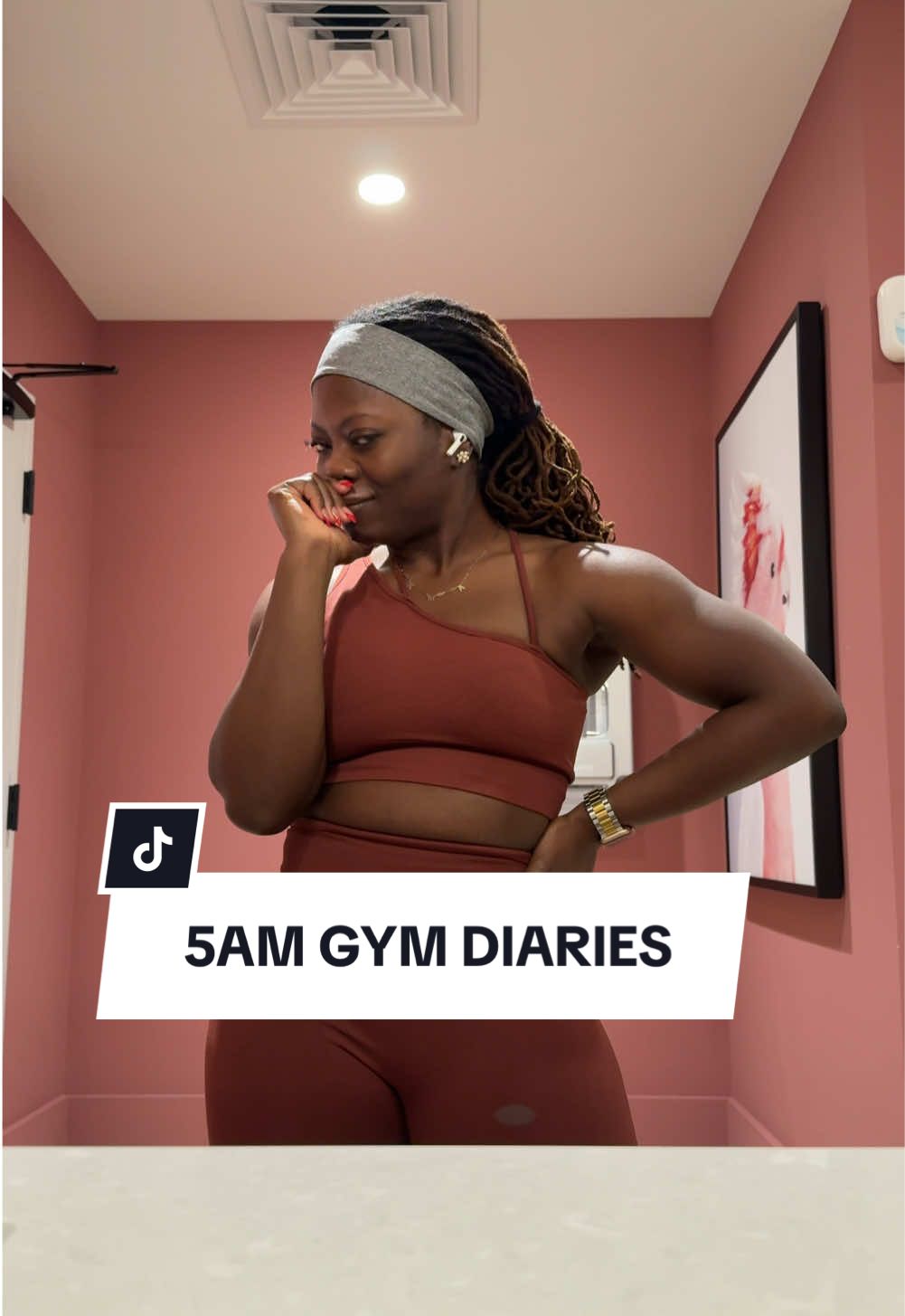 Worked very hard to lose the postpartum weight, but Aug to Dec has been an adjustment period, on all ends. Time to put cardio back in my routine. Happy Sunday! #FitMom #Over30 #GymTok #Blackgirltiktok #MomsofTikTok 