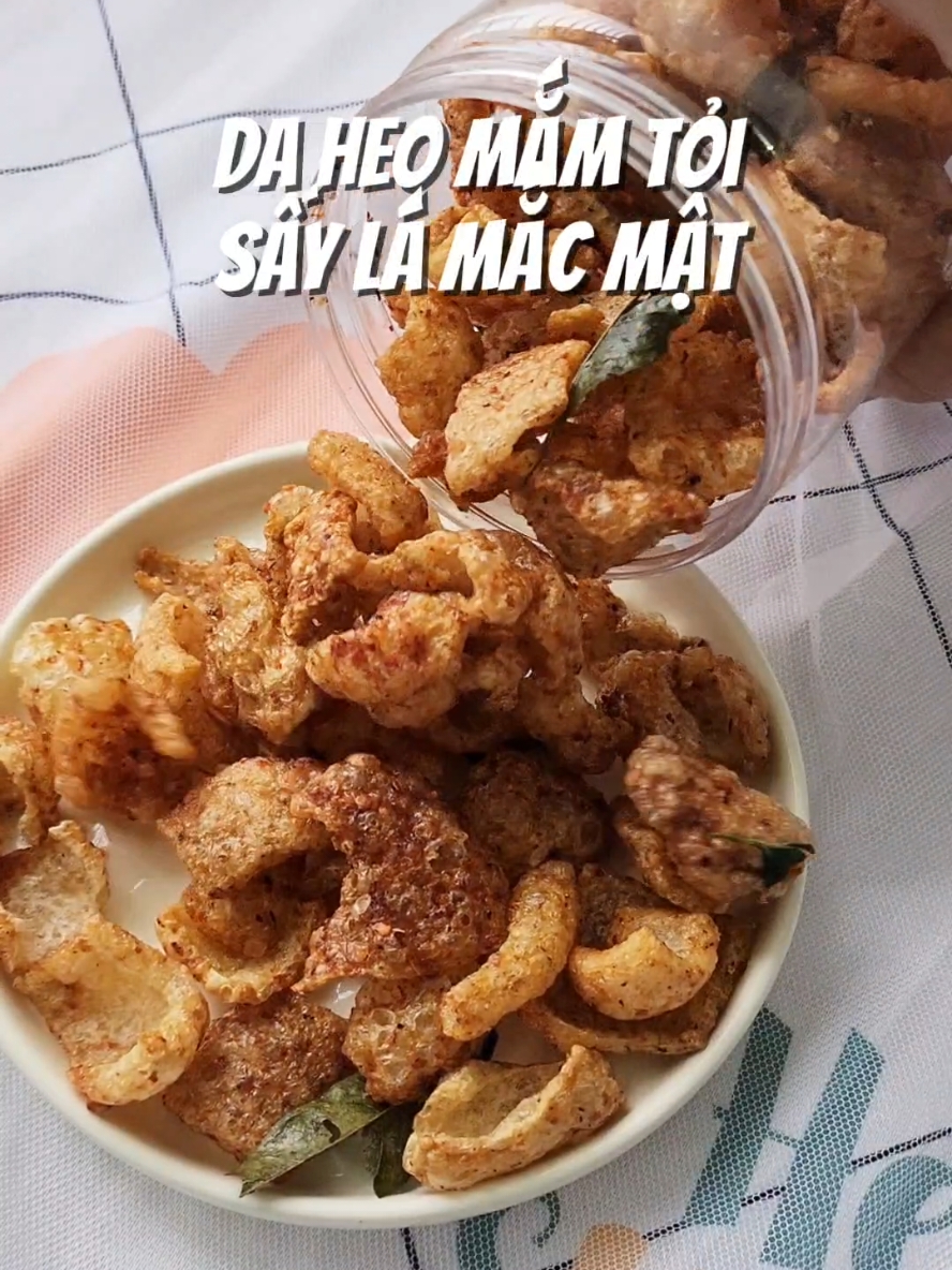 Da heo mắm tỏi sấy lá mắc mật #daheo #daheomamtoi #daheogion 