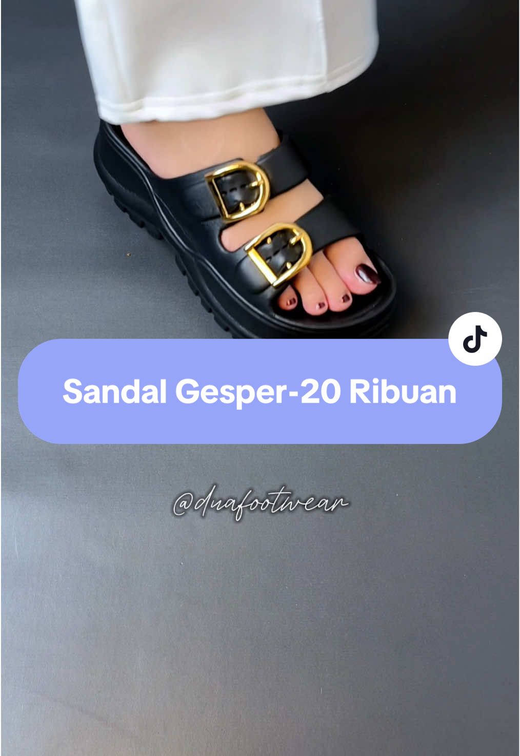 Kapan lagi dpt 20 ribuan kan 😍🫶🏻#TikTokAwardsID #sandalwanita #sandalkoreanstyle #fypシ゚ #megaguncang1212 #foryoupage #sandalwedgeswanita 