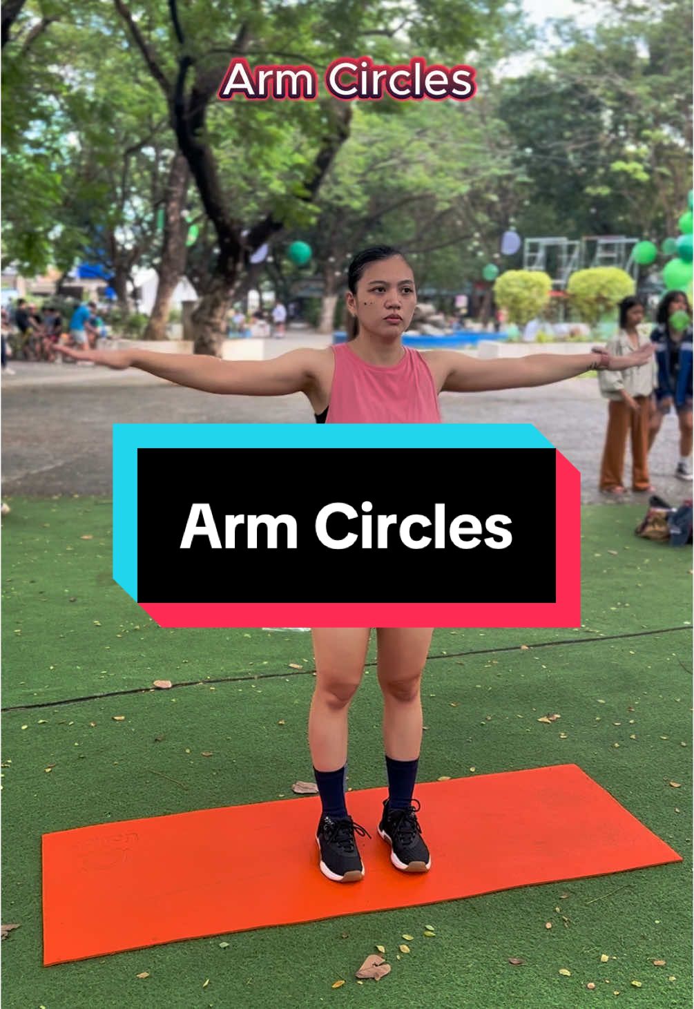 Arm Circles #FitMommyPH #FitnessTips #NoGymNoProblem #WorkoutForYou #HomeWorkout #WorkoutForEveryone #fyp 