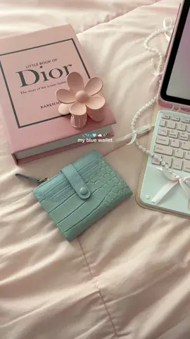 blue wallet!🩵🦋✨ #blue #dompet #dompetwanita #dompet #dompetmurah #dompetlipat #fypage #wallet #wallets 