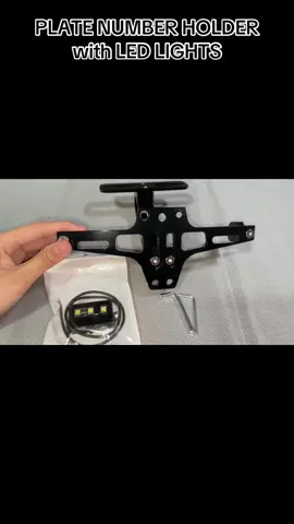 License Plate Holder with LED LIGHTS #universal #fyp #fypage #mura #affordable #maganda #quality #plateholder #adjustable #recommendations #motorcycle #platenumberholder #fypシ゚ #fyppppppppppppppppppppppp 