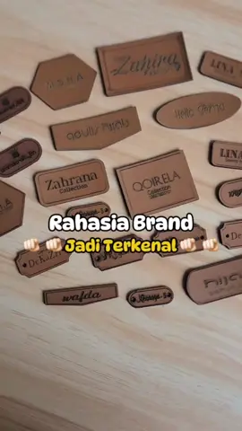 Label Brand Bahan Kulit🫵🏻 #labelbrand #labelnama #akrilikhijab #labeltas #labeltasikmalaya #labelfashion #labelcelana #fashion #umkm #fypシ #etsabandung 