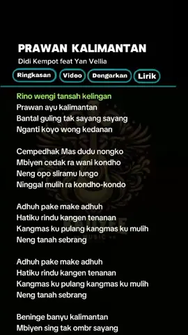 Membalas @ponari.1122  PRAWAN. AYU KALIMANTAN Didi Kempot#liriklagu #foryoupageofficiall #VoiceEffects #cuplikanlirikgoogle 