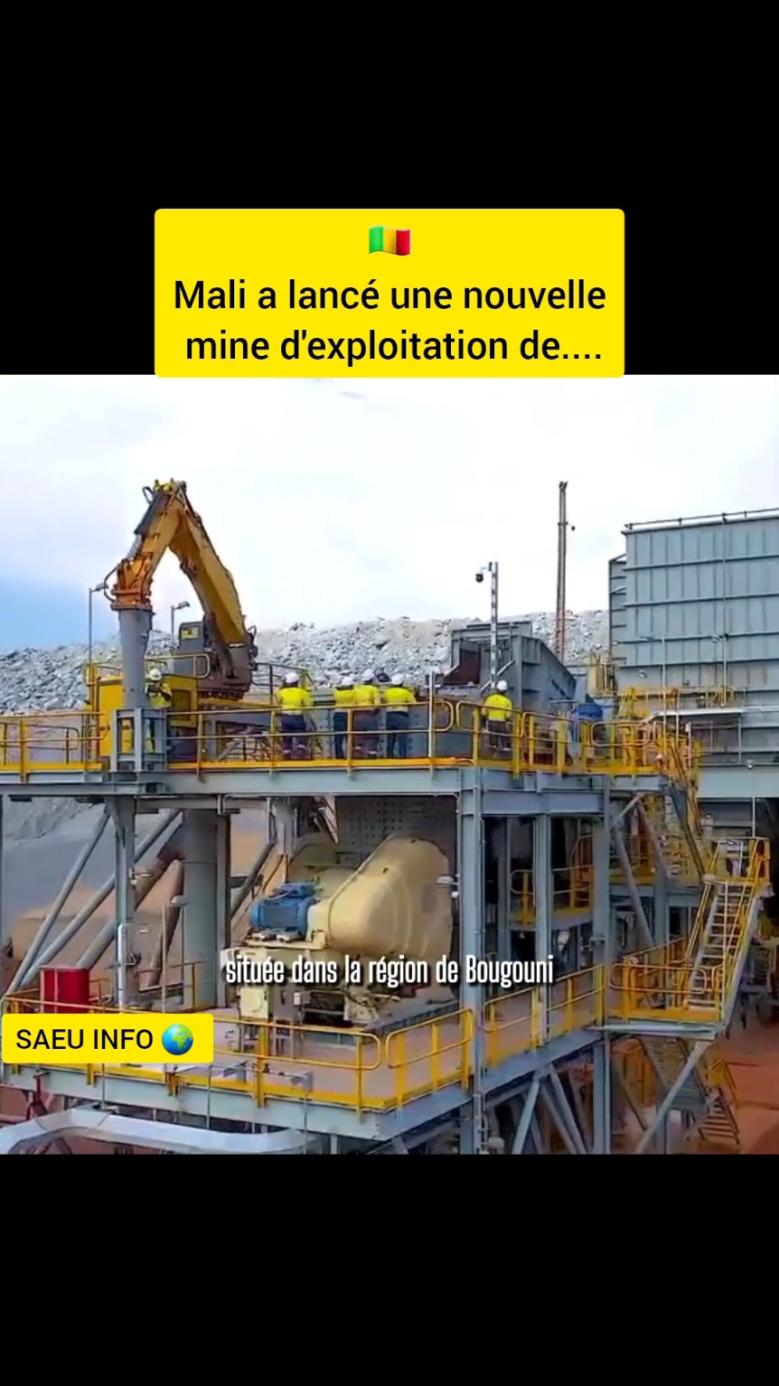 Mali a lancé une nouvelle mine d'exploitation de lithium #actualité #mali #information #new #bamako #aes 