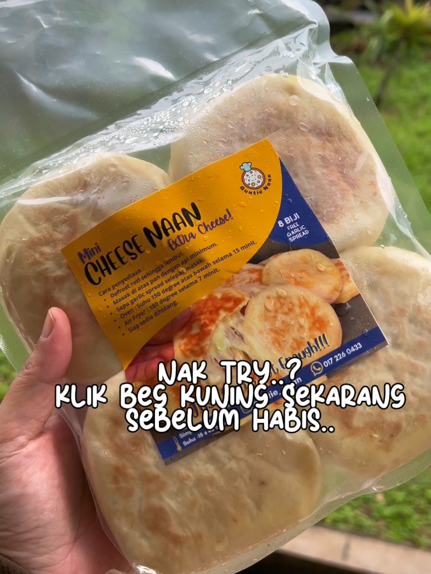 Cheese naan frozen. Mudah dan sedap. Peminat cheese naan dah boleh makan cheese naan dekat rumah je sekarang. #cheesenaan #minicheesenaan #cheesenaanfrozen #cheesenaansedap #rotinaan #makansedap #makananfrozen  #makan #makananviral #MakanLokal #supportlokal #fyp #fypage #foryoupage #CapCut 