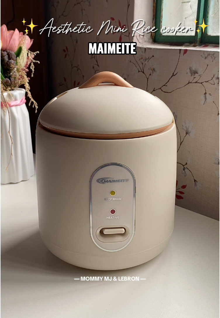 Aesthetic Mini Rice cooker from Maimeite ✨ #maimeite #ricecooker #miniricecooker #mini #appliances #homeneeds 