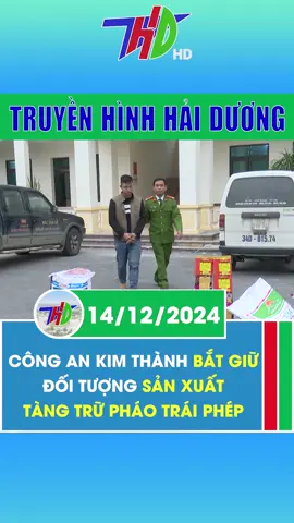 Công an Kim Thành bắt giữ đối tượng sản xuất, tàng trữ pháo trái phép #thhaiduong #truyenhinhhaiduong #hdtv #tiktoknews #socialnews