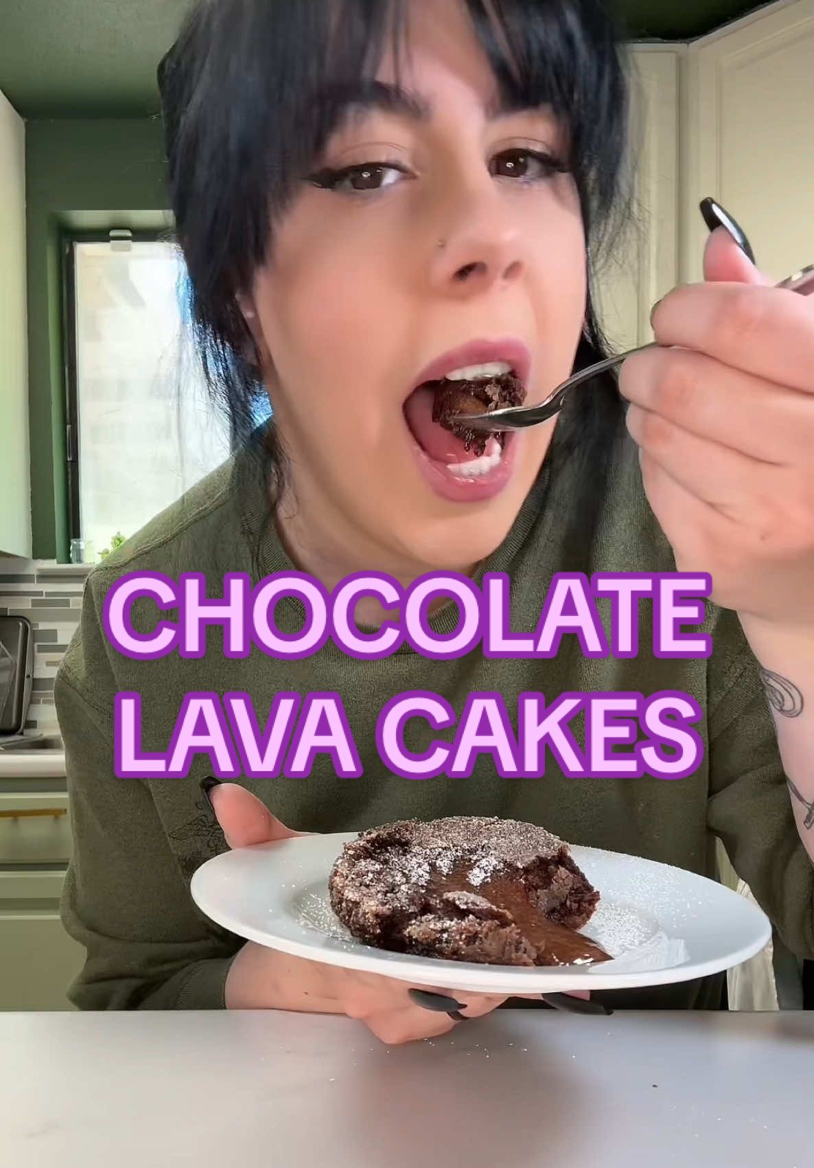 Today, I’m showing you how to make chocolate lava cakes!  Let me know what I should make next!  #mazerlaser #fy #fyp #EasyRecipe 