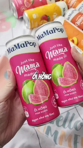 Thùng 12 lon nước trái cây sparkling Mamapop #nuoctraicaysparkling #mamapop #nuoctraicaycoga 