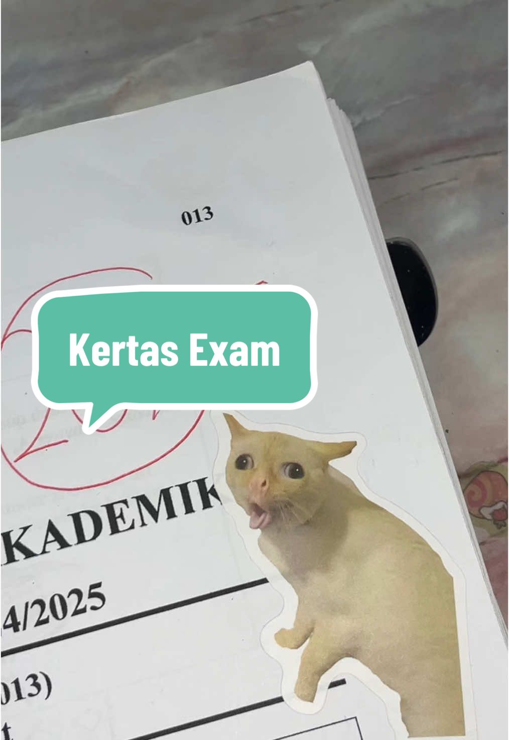 walaupun 20% tapi masih lulus ye🥹🥹🥹 #teacher #kertasexam 