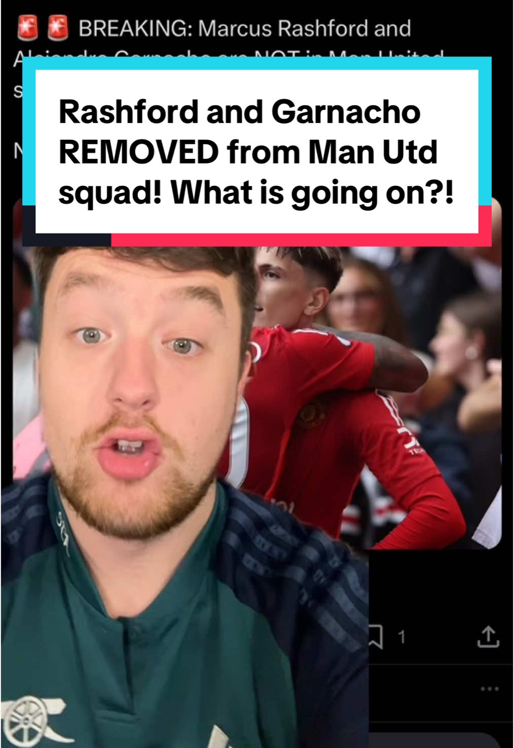 Rashford and Garnacho REMOVED from Man Utd squad! What is going on?! Manchester United’s lineup against Manchester City doesn’t feature Rashford or Garnacho #manutd #mufc #manchestercity #manchestercity #mancity #rashford #garnacho #rorytalksfootball 