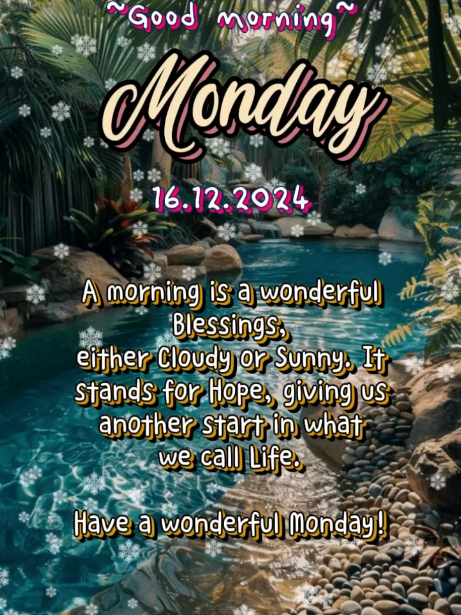 Good morning Monday🌹🤗 #CapCut #mondayquotes #monday #mondaymood #mondayvibes #mondaymotivation #mondaymorning #inspiration #inspirationalquotes #motivationalquotes #lifequotes #quotesaboutlife #dailyquotes #quotestoremember #foryoupage #foryou #fyp 