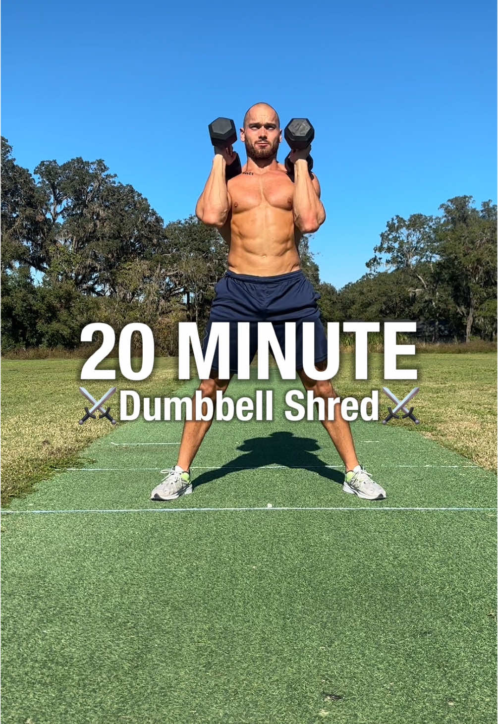 20 Minute Dumbbell Shred 🔥 . . . . #fullbody #workout #Fitness #fyp #FitTok #gym #fitcircuits #florida #dumbbellworkout #fullbodyworkout #hiit #shredded 