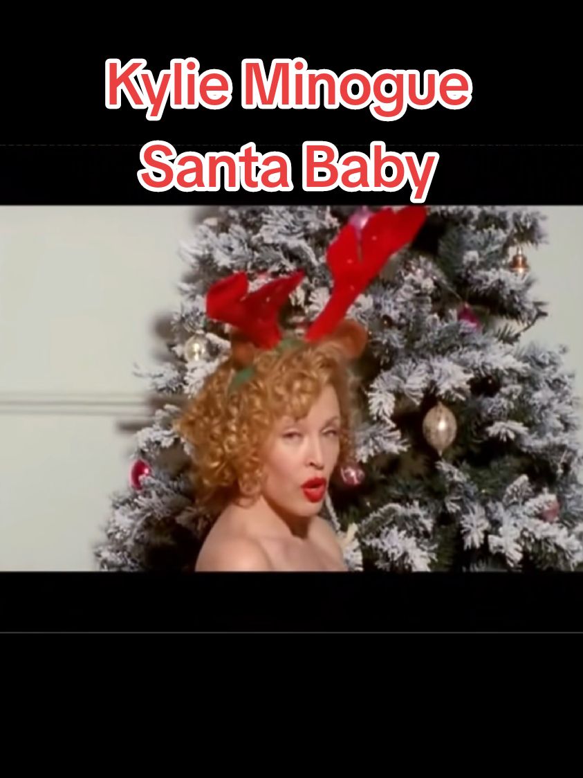 #kylieminogue #santababy #2015 #musicvideo #christmasmusic #christmassong 